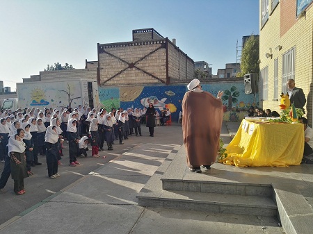 اجرای برنامه شاد در دبستان خداوردی روستای کشف