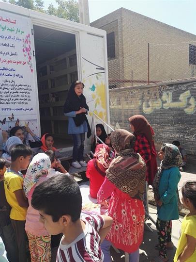 معرفی کتاب در روستای گرجی سفلی توسط اعضا