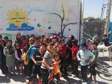 استقبال بی نظیر کودکان روستای گرجی سفلی